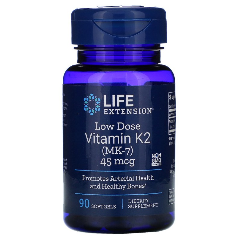 LIFE EXTENSION Low-Dose Vitamin K2 MK7 (90 kaps.)