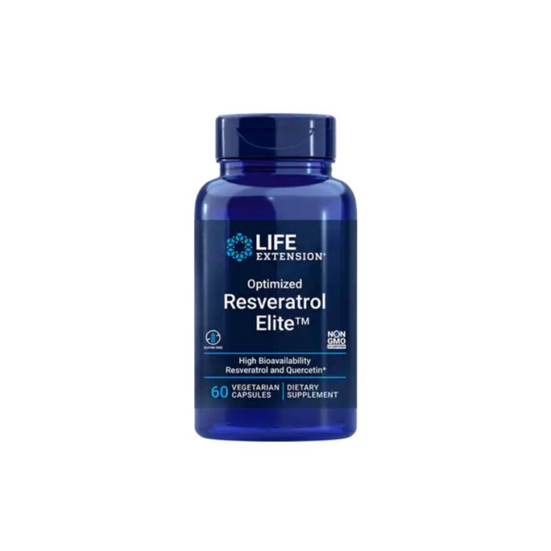 LIFE EXTENSION Optimized Resveratrol Elite (60 kaps.)
