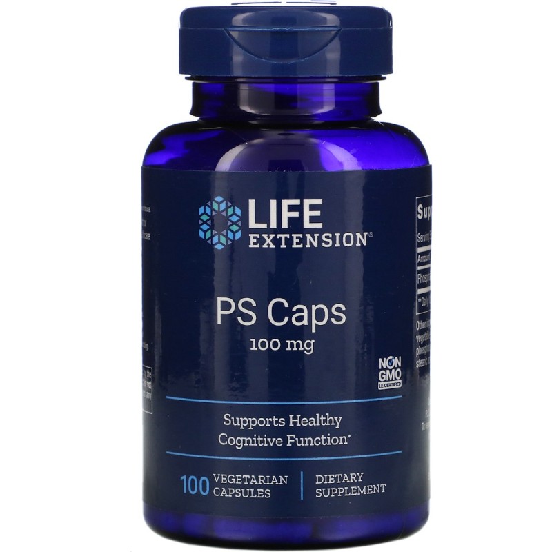 LIFE EXTENSION PS Caps - Fosfatydyloseryna (100 kaps.)