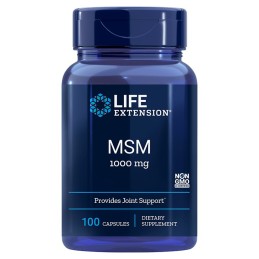 LIFE EXTENSION Siarka MSM - Metylosulfonylometan (100 kaps.)