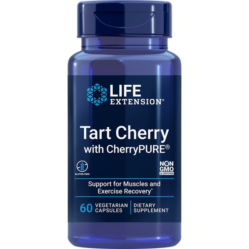 LIFE EXTENSION Tart Cherry with CherryPURE (60 kaps.)