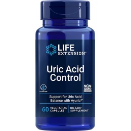 LIFE EXTENSION Uric Acid Control - Kontrola Kwasu Moczowego (60 kaps.)