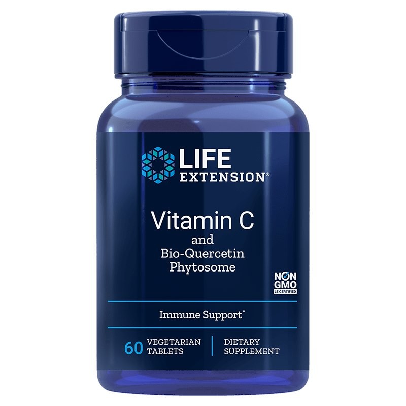 LIFE EXTENSION Vitamin C and Bio-Quercetin Phytosome (60 tabl.)