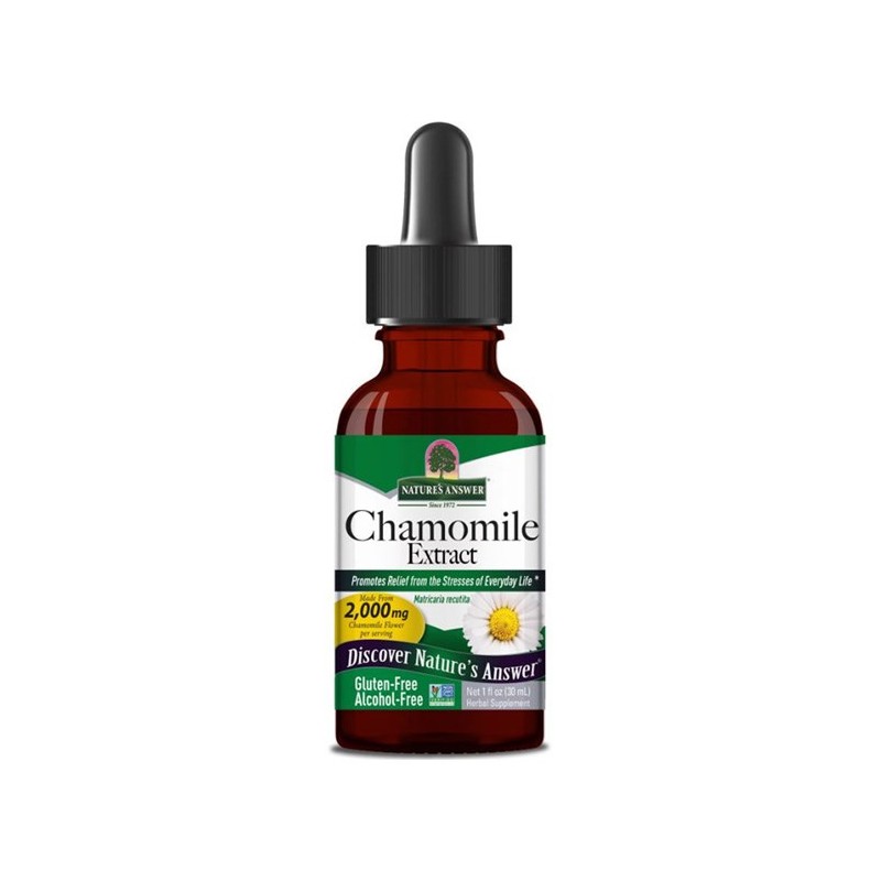 NATURE'S ANSWER Chamomile Liquid Extract - Ekstrakt z kwiatów rumianku ( (30 ml)