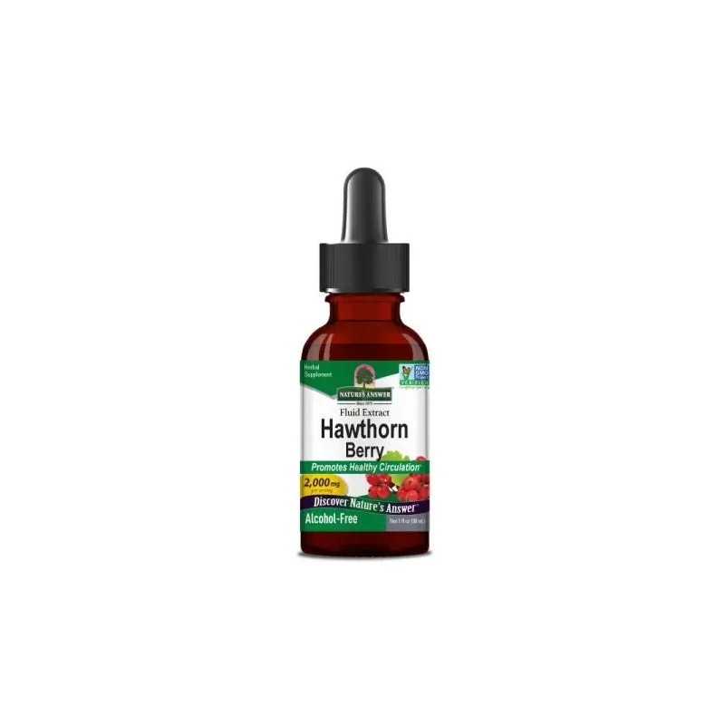 NATURE'S ANSWER Hawthorn Berry - Ekstrakt z Głogu (30 ml)