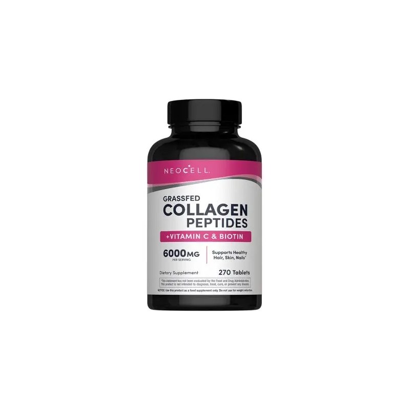NEOCELL Grassfed Collagen Peptides + Vitamin C & Biotin (270 tabl.)