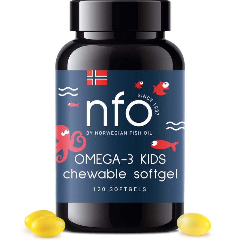 NFO Omega-3 Kids Chewable (120 kaps. miękkich do żucia)
