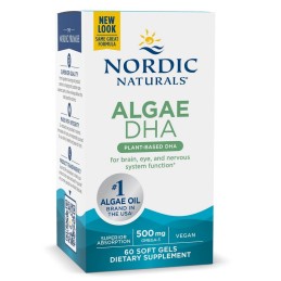 NORDIC NATURALS Algae DHA Omega 3 (60 kaps.)