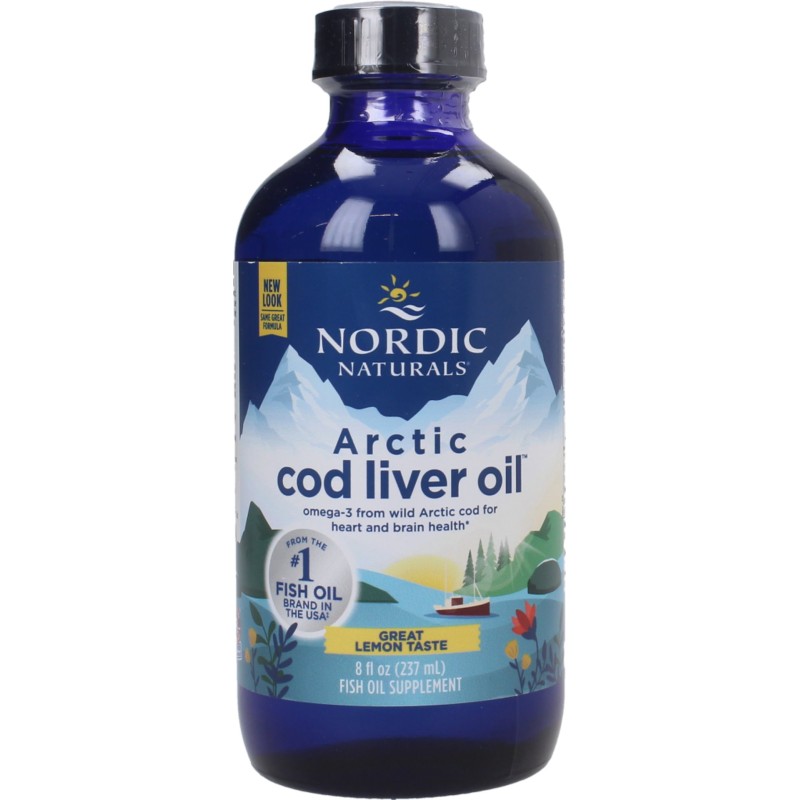 NORDIC NATURALS Arctic Cod Liver Oil Lemon (237 ml)