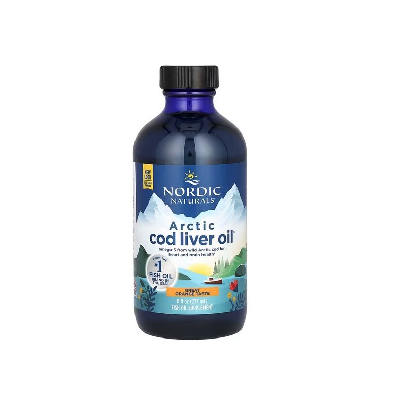 NORDIC NATURALS Arctic Cod Liver Oil Orange (237 ml)