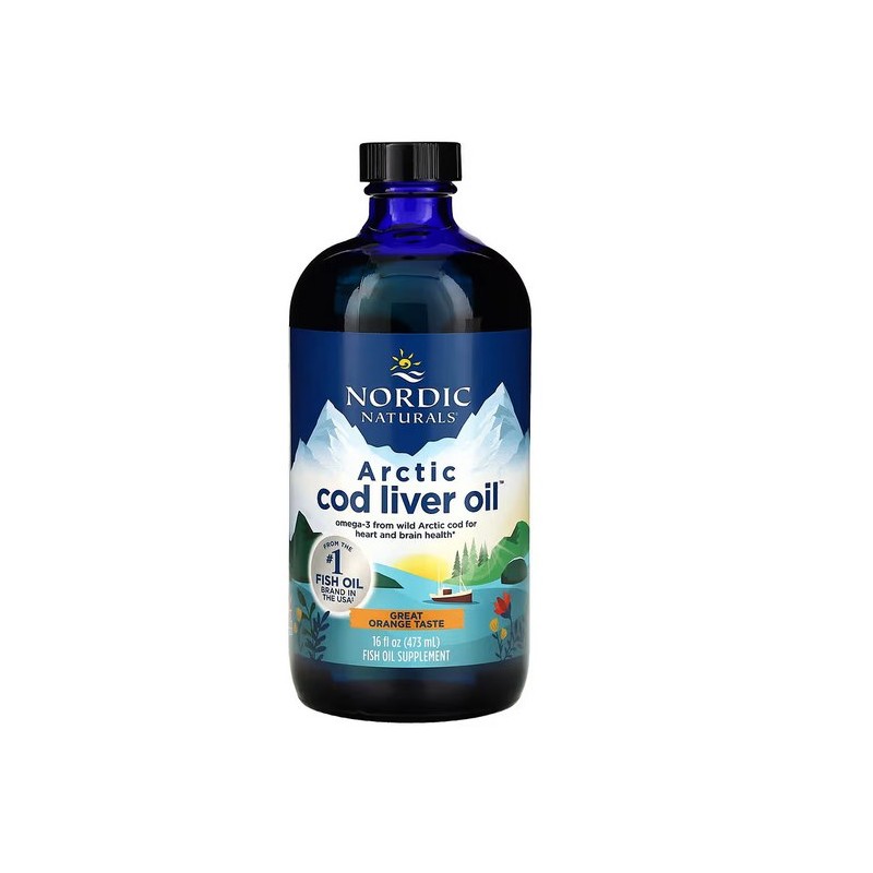 NORDIC NATURALS Arctic Cod Liver Oil Orange (473 ml)