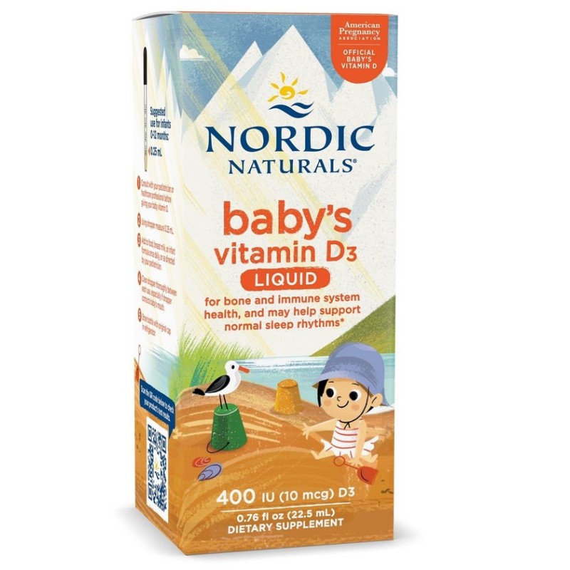 NORDIC NATURALS Baby's Vitamin D3 400 IU (22,5 ml)