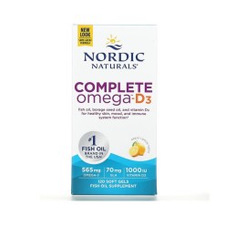 NORDIC NATURALS Complete Omega-D3 (120 kaps.)