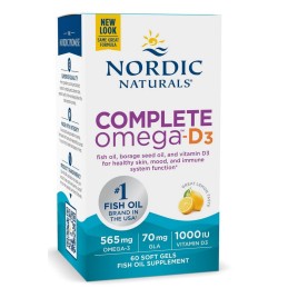 NORDIC NATURALS Complete Omega-D3 (60 kaps.)